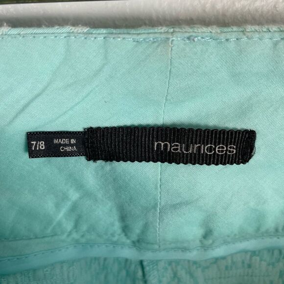 Maurice’s Turquoise Blue Shorts Size 7/8 EUC - Picture 4 of 5